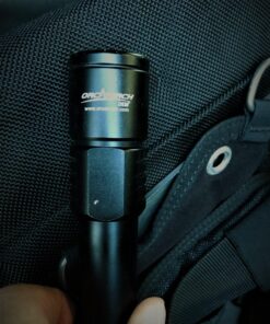 ORCATORCH D520 Scuba Dive Light 1000 Lumens Compact Diving Flashlight IP68 Waterproof Night Dive Torch Submarine Diving Lights with Rotary Switch for Underwater 150 Meters Deep Sea Diving (Black) Black 51 81J4mf21hGL