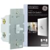 GE Enbrighten Add-On Switch for GE Z-Wave/GE Zigbee Smart Lighting Controls, Works with Alexa, Google Assistant, NOT A STANDALONE SWITCH, Toggle, 12728 1