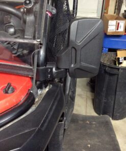 OxGord UTV Rear View Side Mirrors Shatter-Proof, Universal Best for 1.6" - 2" Roll Cage Bar, Adjustable Arm - High Impact Tempered Glass 2-pack Side View 28 81J5Kes4tjL