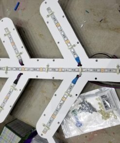 SpiritLED 100 Lots Strip Light Mounting Bracket,One Side Fixing,Screws Included (Ideal for Waterproof Strip Width 10mm(3/8") Ideal for Waterproof Strip Width 10mm(3/8") 21 81J5lnfeJeL