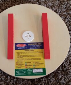 Melissa & Doug Shape Sorting Clock - Wooden Educational Toy 37 81J62xX0UL 1