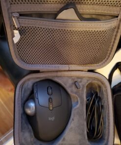 co2CREA Hard Case Replacement for Logitech MX Ergo Logitech MX Ergo Plus Wireless Trackball Mouse and Accessories Case for MX Ergo Plus & Accessories 38 81J6qZs49GL