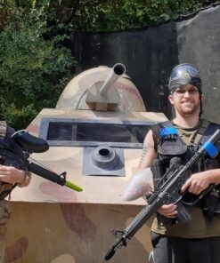 Maddog Lightweight Tactical Paintball Sport Vest | Paintball Harness Vest Holds Up to 4 Paintball Pods & 90ci Paintball Tank One Size Vest + Standard Remote & Pods 19 81J74gbWrGL