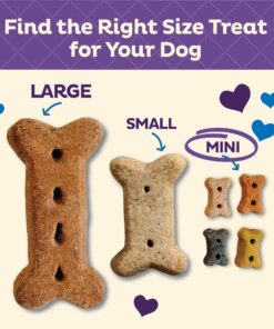 Old Mother Hubbard by Wellness Classic Original Mix Natural Dog Treats, Crunchy Oven-Baked Biscuits, Ideal for Training, Mini Size, 3.8 pound bag Treats (3.8 lb) 3.8 Pound (Pack of 1) 25 81J7Psk8ozL