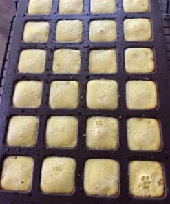 Wilton Bite-Size Brownie Squares Silicone Mold, 24-Cavity MINI Brown 29 81J8FmuGucL