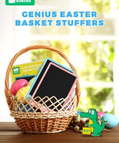 KOKODI LCD Writing Tablet, 10 Inch Colorful Toddler Doodle Board Drawing Tablet, Erasable Reusable Electronic Drawing Pads, Educational and Learning Toy for 3-6 Years Old Boy and Girls Blue 10in 22 81J9TFKxHL