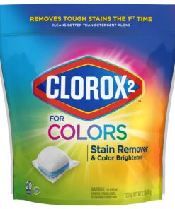 Alternative view of Clorox 2 for Colors - Stain Remover and Color Brightener Packs, 20 Count (Packaging May Vary) 20 ct (pack of 1)