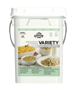 Augason Farms Deluxe 4-Month 1-Person 10-Pail Kit Emergency Food Supply 18 81JCIrXqpUL