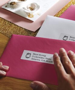 DYMO Authentic LW Mailing Address Labels | DYMO Labels for LabelWriter Label Printers (1-1/8" x 3-1/2"), 2 Rolls of 130 (260 Total) 13 81JCOUlzBQL