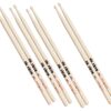 Vic Firth P5A.3-5A.1 American Classic Wood Tip Drumsticks (Pack of 4) 16 81JCRL2KftL 1