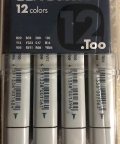 Copic Classic, Alcohol-based Markers, 12pc Set, Basic (Discontinued model: EAN 4511338002209) Alcohol Based marker 14 81JCgDtipL