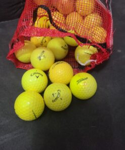 Yellow Premium Brand Golf Balls 50 Pack (50BKT-PLYL-3-COM), One Size 30 81JDdBelOyL