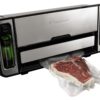 FoodSaver 5800 Series Vacuum Sealer Machine, 2-In-1 Automatic Bag-Making Vacuum Sealing System with Handheld Vacuum Sealer for Airtight Food Storage and Sous Vide, FS5860, Silver 15 81JE C7JEcL