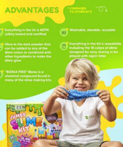 Ultimate Slime Kit for Girls 10-12 | Perfect Toys for Girls 7-12 Years Old | Complete DIY Slime Making Kit for Kids and Boys | Christmas Party Favors 27 81JEgdbrwgL