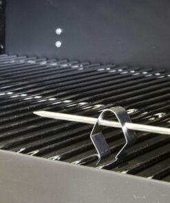 BBQ Butler Meat Thermometer Probe Holder - Temp Probe Clip - Barbecue Clip -Single Hole A-Style Design - Ambient Thermometer Temperature Readings for Smokers/Grills/Ovens - 1 Clip 13 81JFhUGNwgL