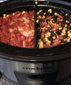 Crock-Pot Choose-a-Crock 6 Quart and Split 2.5 Quart Double Slow Cooker and Food Warmer, Programmable Slow Cooker with Timer, Stainless Steel 38 81JGI8AElRL