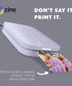 HP Sprocket 2x3 Premium Zink Sticky Back Photo Paper (20 Sheets) Compatible with HP Sprocket Photo Printers. 30 81JHIZaxprL