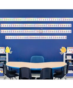 Carson Dellosa 42-Piece Colorful -20-120 Number Line Bulletin Board Set, Rainbow -20-120 Number Line for Classroom Wall with Bulletin Board Cutouts, Rainbow Classroom Decor Numbers -20–120 12 81JHRZkPkCL