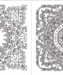 Mandala Coloring Book: 100+ Unique Mandala Designs and Stress Relieving Patterns for Adult Relaxation, Meditation, and Happiness (Magnificent Mandalas) Paperback, Large Print 117 81JIIbm4KoL