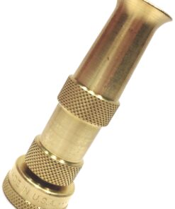 Hose Nozzle High Pressure for Car or Garden - Made in USA - Solid Brass - 2 Nozzle Set - Adjustable Water Sprayer from Spray to Jet - Heavy Duty - Fits Standard Hoses - with Gardening Secret E-Book 15 81JJ1m9wPL