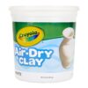 Crayola Air Dry Clay Bucket, No Bake Clay for Kids, Modeling Clay Alternative, 5 lb Resealable Bucket, White 14 81JJAtOcieL