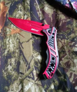 M-tech 8 Inch Spring Assisted Blood Red Folding Pocket Knife Tactical Combat 24 81JMDnKZOL