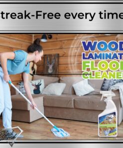 Black Diamond Laminate Floor Cleaner and Hardwood Floor Cleaner Spray - Versatile Solution Safe for Vinyl Floors, Wood Floors, and Engineered Hardwood Floors - 32 Fl Oz 1 Quart 23 81JMPjO63L