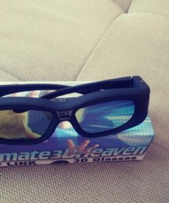 DLP LINK 144 Hz Ultra-Clear HD 4 PACK 3D Active Rechargeable Shutter Glasses for All 3D DLP Projectors - BenQ, Optoma, Dell, Mitsubishi, Samsung, Acer, Vivitek, NEC, Sharp, ViewSonic & Endless Others! 22 81JMqRSWi9L