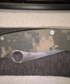 Spyderco Para Military 2 Signature Knife with 3.42" CPM S45VN Steel Blade and Durable G-10 Handle - PlainEdge - C81GP2 Black Handle - Stainless Steel Blade 58 81JN6TFN4WL