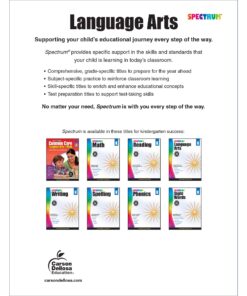 Spectrum Language Arts Kindergarten Workbook, Ages 5 to 6, Language Arts Kindergarten, ELA Writing and Grammar Practice With Writer's Guide and Answer Key - 128 Pages 17 81JN9PG7n5L