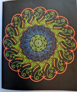 Glowing Mandalas: Coloring Book for Adults Paperback 53 81JO3dPSzXL