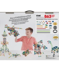 K’NEX Imagine: 100 Model Building Set – 863 Pieces, STEM Learning Creative Construction Model for Ages 7-10, Interlocking Engineering Toy for Boys & Girls, Adults - Amazon Exclusive 22 81JOPwSOq L 1