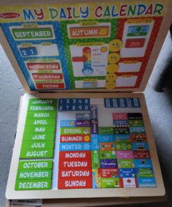 Melissa & Doug My First Daily Magnetic Activities Calendar For Kids, Weather And Seasons Calendar For Preschoolers and Ages 3+ (Pack of 1) 34 81JPR1c80LL
