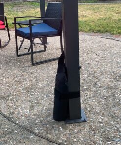 Eurmax Weight Bags for Pop up Canopy Outdoor Shelter,Instant shelter Leg Canopy Weights, Sand Bags, Set of 4 Standard Black 38 81JPUcCvD1L