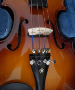 Cecilio 4/4 CVNAE-330 Ebony Fitted Acoustic/Electric Violin in Antique Varnish (Full Size) 20 81JPkcASfrL