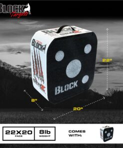 Block GenZ Youth Open Archery Arrow Target - Patented Open Layer Design, Easy Arrow Removal, Great Visibility, Lightweight, Easy to Transport, Two GenZ XL (20") 19 81JQQ90PIL