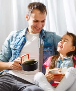 MAX'IS Creations The Hockey Mug with a Net Coffee & Hot Chocolate Mug, Cereal Soup Bowl, Hockey Gifts for Kids Coaches Dad Mom Novelty Gifts for Men Women Sport Lovers 14 Oz Cup 9 81JRGgKi4uL