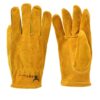 G & F Products Kids Genuine Leather Work Gloves, Kids Garden Gloves Full Leather Medium (Pack of 1) 53 81JRQN iZcL 1