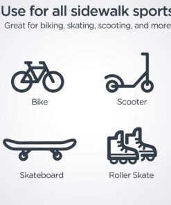 Schwinn Kids Bike Gloves Set, Knee and Elbow Pads, Protective Gear, Girls and Boys Bike Accessories, Black/Gray 27 81JUd rKY8L