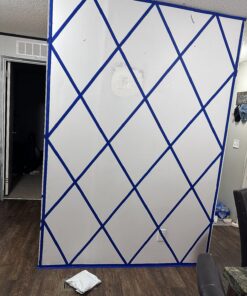 STIKK 3pk 1" x 60yd Blue Painters Tape 14 Day Clean Release Trim Edge Finishing Tape (.94 in 24MM) (3 Pack) 3 Pack 33 81JV DNWqEL