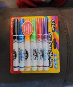 Cra-Z-Art Kids Washable Broadline Dry Erase Markers, 6 Count 1 11 81JVHnzqMaL