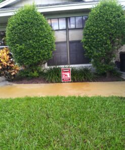 VIBE INK 12" x 18" Warning Protected by 2nd Amendment Security Plastic Yard Sign with 15" Metal Stand for Lawn Grass and more - Stake included. Protect your home, and property! MADE IN THE USA! 15 81JVYw3O8rL