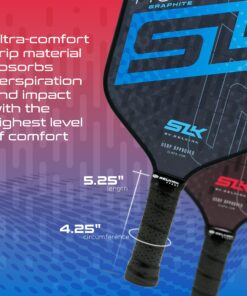 SLK by Selkirk Pickleball Paddles | Featuring a Multilayer Fiberglass and Graphite Pickleball Paddle Face | SX3 Honeycomb Core | Pickleball Rackets Designed in The USA for Traction and Stability SLK Neo 2.0 Bundle (Red & Blue) 14 81JW4I8A77L