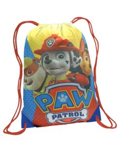 Idea Nuova 2 Piece Drawstring Sling Carry Bag with Sleeping Slumber Bag Paw Patrol Blue 30"x54" 7 81JWMlde47L