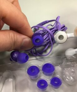 Panasonic ErgoFit Wired Earbuds, In-Ear Headphones with Microphone and Call Controller, Ergonomic Custom-Fit Earpieces (S/M/L), 3.5mm Jack for Phones and Laptops - RP-TCM125-K (Black) Black With Mic 66 81JWSvsMBHL