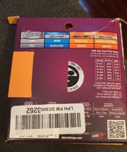 Elixir Strings - Acoustic Phosphor Bronze with NANOWEB Coating - Elixir Acoustic Guitar Strings - Light (.012-.053) Light (.012-.053) 32 81JXCsVUiXL