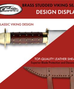 SZCO Supplies Steel Stag Mountain Hunting Knife 15.5 inch Stainless Steel 9 81JXccisXLS