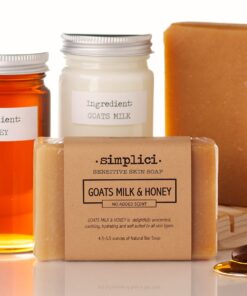 Simplici Goats Milk & Honey bar soap Value Bag (6 Bars) 7 81JYMSzAB4L