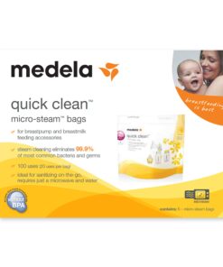 Alternative view of Medela Quick Clean Micro-Steam Bags for Bottles and Breast Pump Parts, 5 Count,