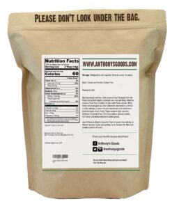 Anthony's Organic Coconut Flour, 4 lb, Batch Tested Gluten Free, Non GMO, Vegan, Keto Friendly 27 81JZlBey L